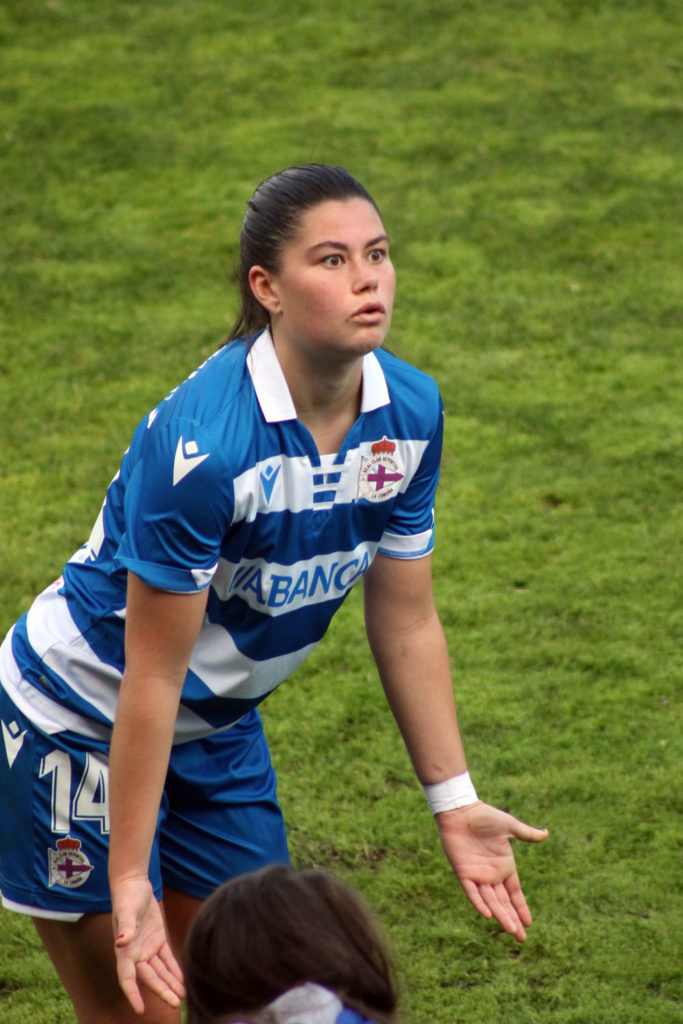 María Méndez, xogadora RC Deportivo ABANCA / SABELA MOSCOSO