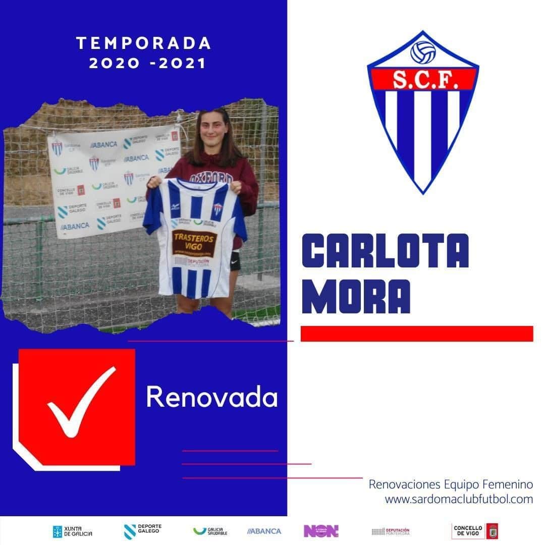 Carlota Mora, xogadora do Sárdoma CF