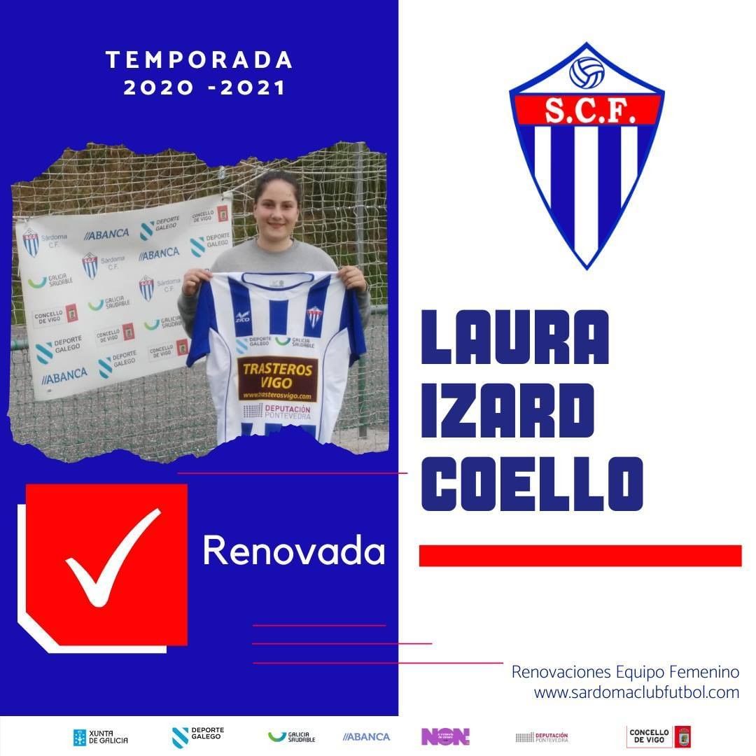Laura Izard Coello, xogadora do Sárdoma CF