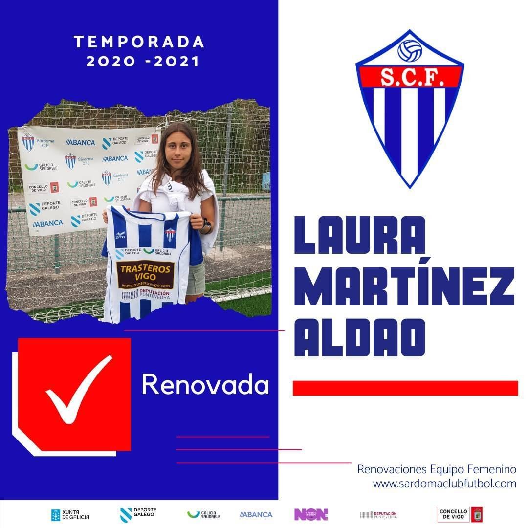 Laura Martínez Aldao, xogadora do Sárdoma CF