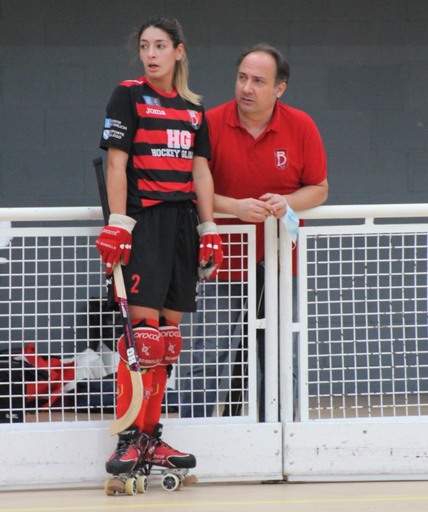 Santi Martínez, adestrador do HC Borbolla / SABELA MOSCOSO