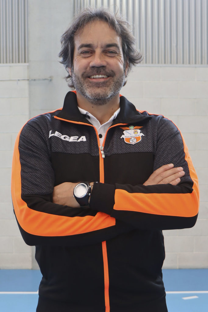 Toni Lodeiro, adestrador de porteiras do Viaxes Amarelle FSF 2020-2021 / VIAXES AMARELLE FSF