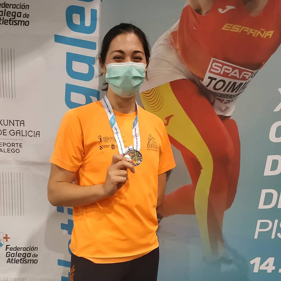 Teresa Rodríguez, do Riazor Coruña, logrou o ouro en valos e o bronce en 60m / RIAZOR CORUÑA FB