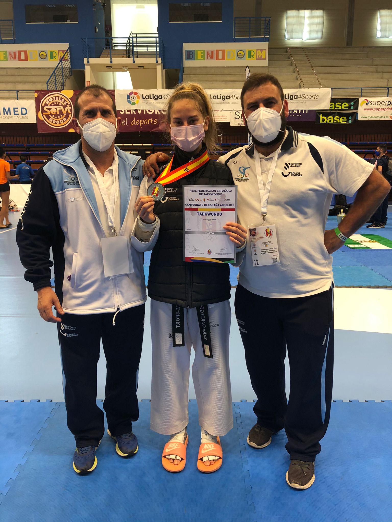 Equipo galego no Campionato de España de Combate feminino / FG Taekwondo