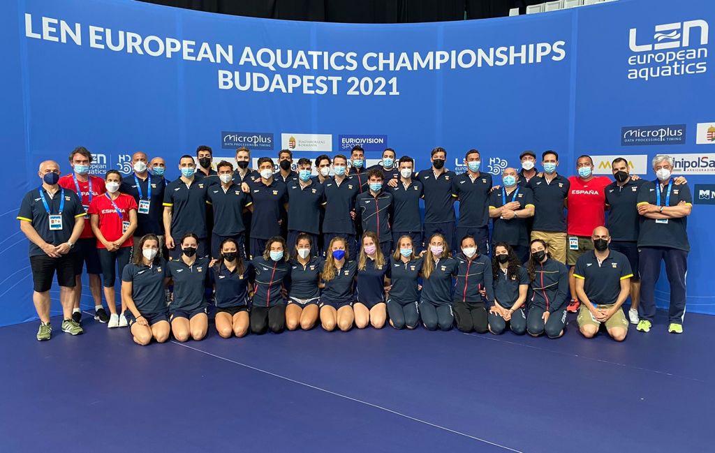 A natación española compite en Budapest 2021 con 27 deportistas, María de Valdes está entre eles / RFEN