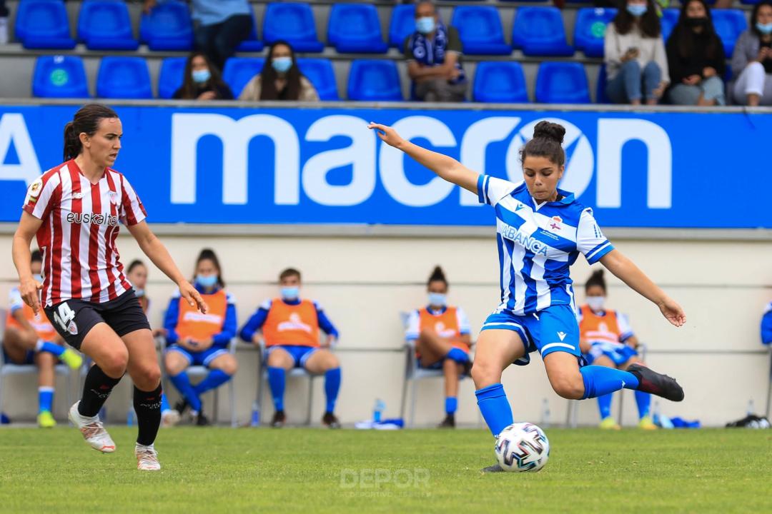 Debut da capitá da Selección Galega sub15, Marta Rico, co Dépor ABANCA en Primera Iberdrola / RCD