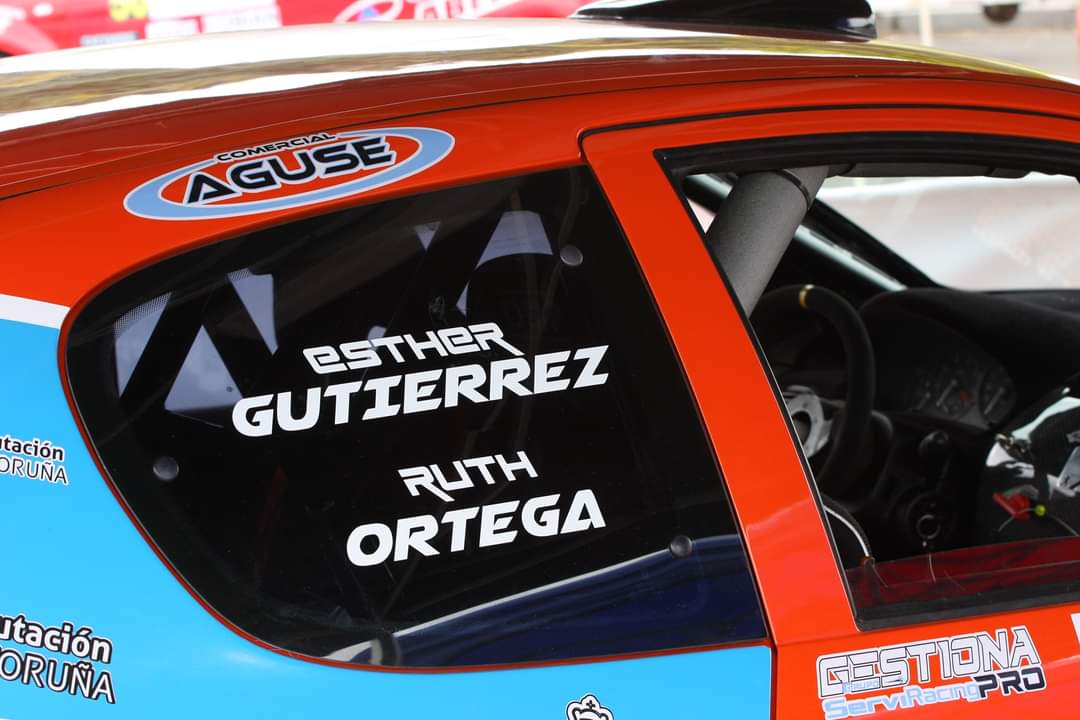 O coche de Ruth Ortega do Melmac Rally Factory non puido finalizar o 25 Rallye A Coruña / CEDIDA