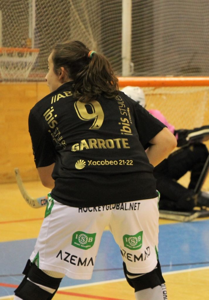 Alba Garrote, xogadora do Hockey Club Deportivo Liceo / SABELA MOSCOSO