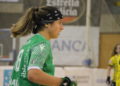 María Sanjurjo, xogadora do Hockey Club Deportivo Liceo / SABELA MOSCOSO