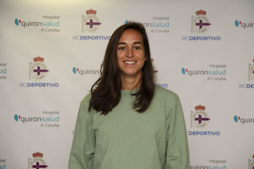 Inés Altamira, xogadora do Dépor ABANCA / RCD