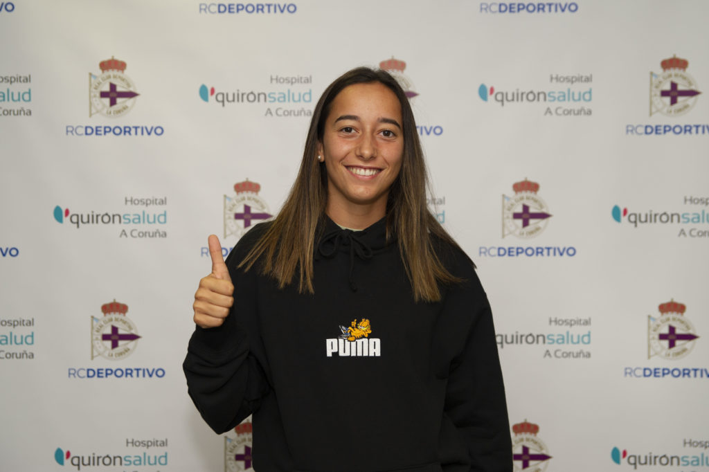 Paula Gutiérrez, xogadora do Dépor ABANCA / RCD