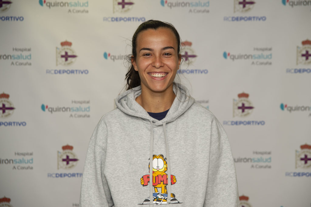 Raquel García, xogadora do Dépor ABANCA / RCD