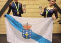 Sabela Santiso e Brais Cano, patinadores junior do Alquimia, ouro na Copa de Europa de só danza / FEDERACIÓN GALEGA DE PATINAXE
