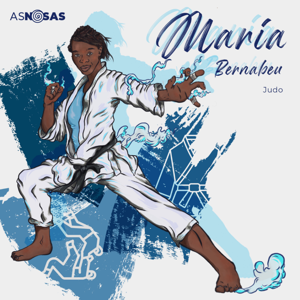 María Bernabeu, judoca galega olímpica en Toquio 2020 / SAMANTHA PÉREZ