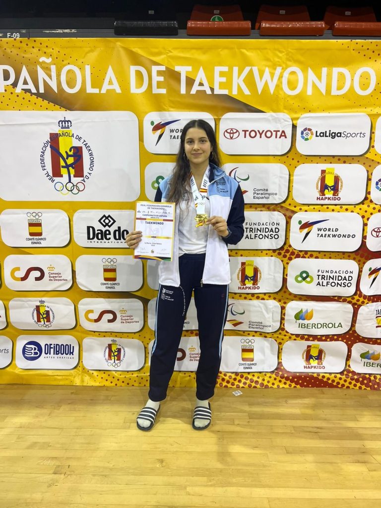 Helena García, campioa de España / FEDERACIÓN GALEGA DE TAEKWONDO