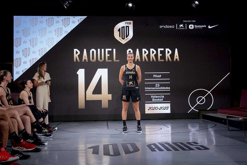 Raquel Carrera, presentación da Selección Española de baloncesto / FEB