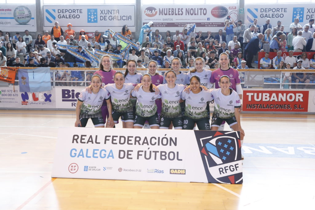 ENCE Marín Futsal, na final da Copa Galicia 2023 / RFGF