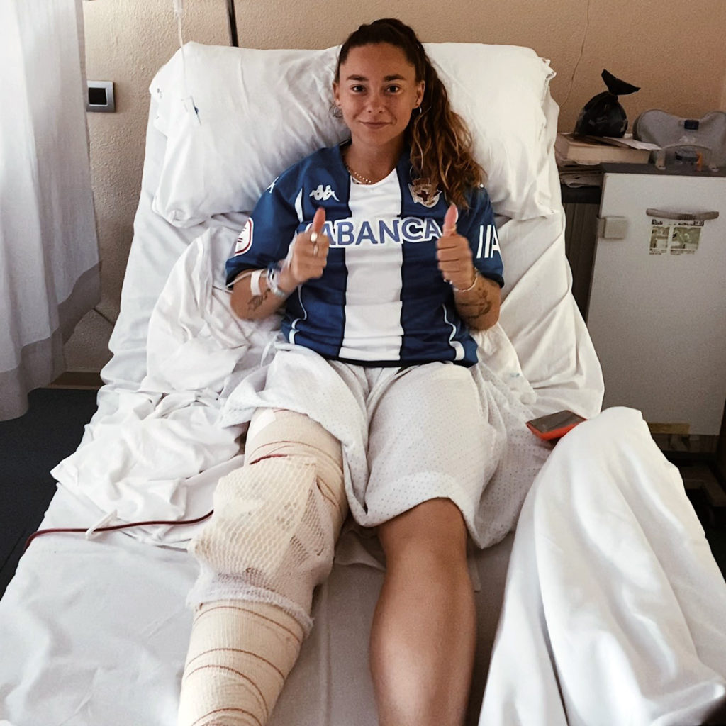 Ainhoa Marín foi operada con éxito / RCD
