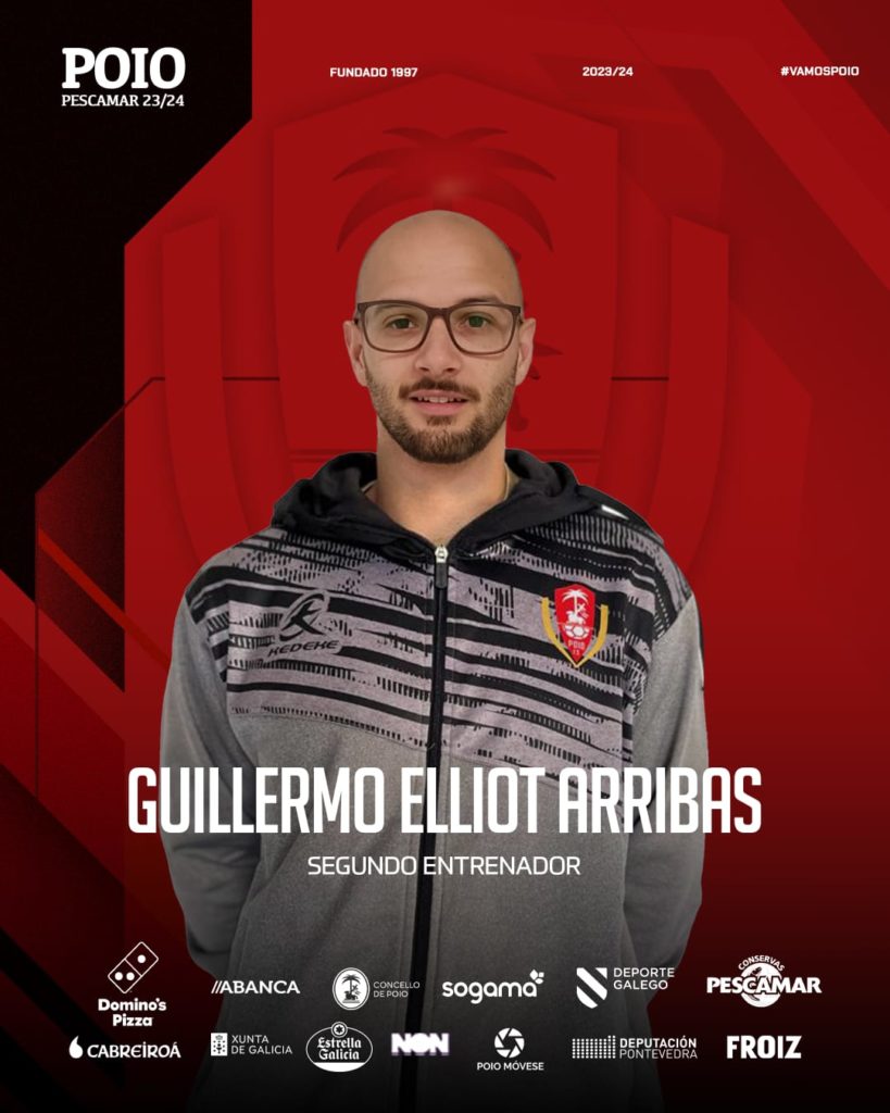 Guillermo Elliot Arribas, segundo adestrador / POIO PESCAMAR