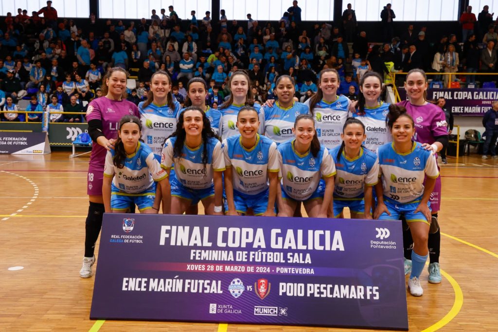 ENCE Marín Futsal, subcampión da Copa Galicia futsalfem 2024 / RFGF